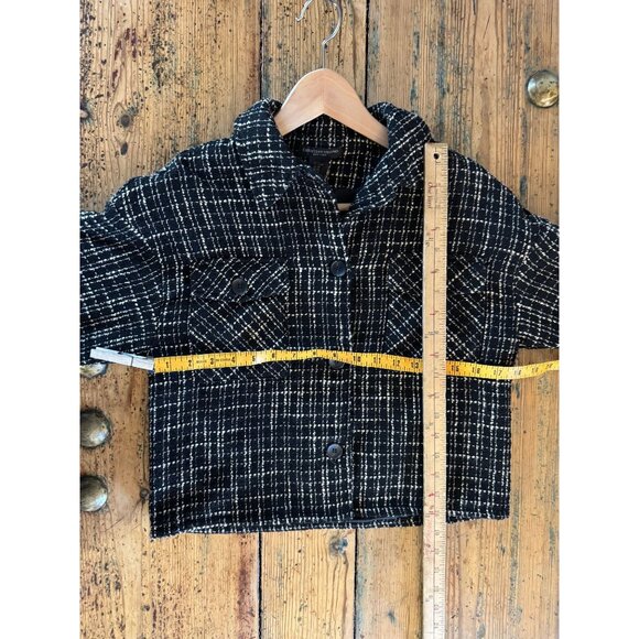 Christian‎ Siriano Women's Black Jacket Sz XS short jacket long sleeve collared - Picture 7 of 7